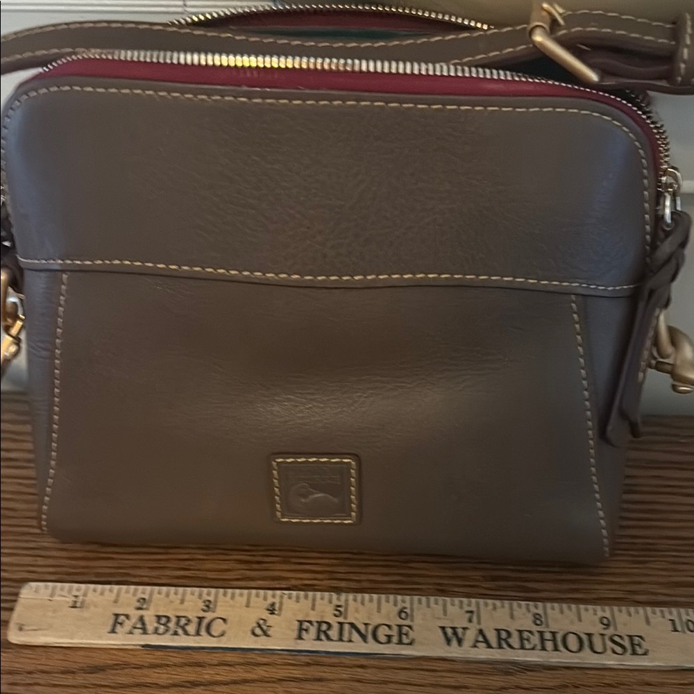 Dooney & Bourke Dark Brown Leather Crossbody